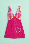 Lovebug Checked Short Dress
