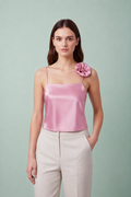 Rosaline Satin Cami Top